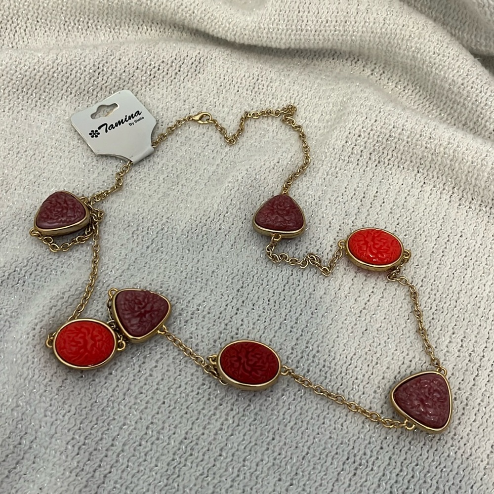 Red and Purple Necklace - Picture 1 of 4